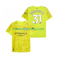 Camisola Alternativa (2ª) Guarda-redes Manchester City Ederson Moraes 31 Época 2025/2026 Manga Curta ,Homem