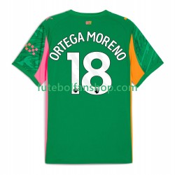 Camisola Principal Guarda-redes Manchester City ORTEGA MORENO 18 Época 2025/2026 Manga Curta ,Homem