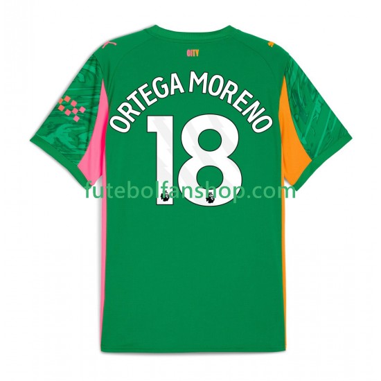 Camisola Principal Guarda-redes Manchester City ORTEGA MORENO 18 Época 2025/2026 Manga Curta ,Homem