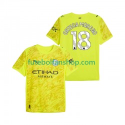 Camisola Alternativa (2ª) Guarda-redes Manchester City ORTEGA MORENO 18 Época 2025/2026 Manga Curta ,Homem