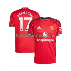 Camisola Principal Manchester United Alejandro Garnacho 17 Época 2025/2026 Manga Curta ,Homem