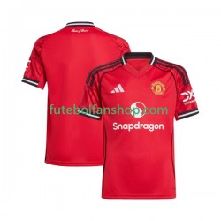 Camisola Principal Manchester United Época 2025/2026 Manga Curta ,Homem