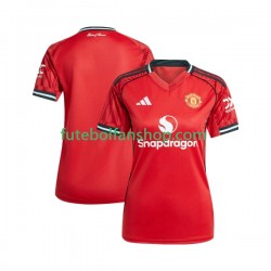 Camisola Principal Manchester United Época 2025/2026 Manga Curta ,Senhora