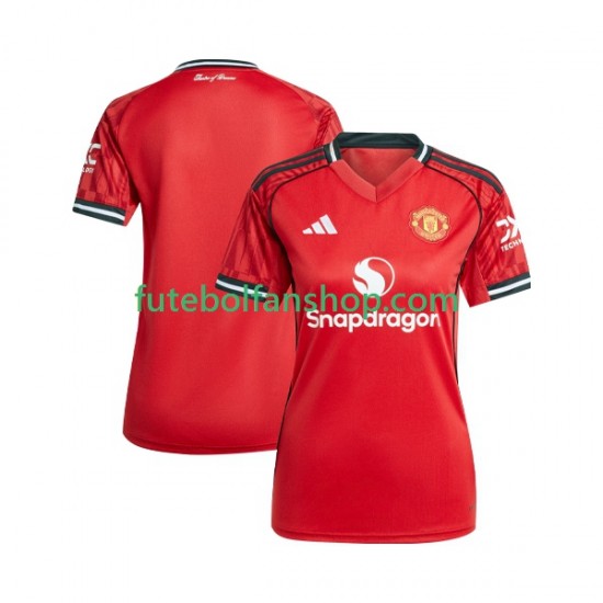 Camisola Principal Manchester United Época 2025/2026 Manga Curta ,Senhora Camisola Principal Manchester United Época 2025/2026 Manga Curta ,Senhora