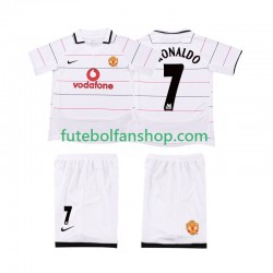 Camisola Principal Manchester United Retro Cristiano Ronaldo 7 2003 2005 Manga Curta ,Criança