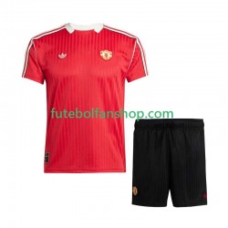 Camisola Principal Manchester United d Icon Época 2025/2026 Manga Curta ,Criança