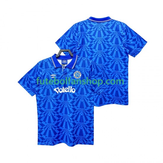 Camisola Principal Napoli Retro 1991 1993 Manga Curta ,Homem Camisola Principal Napoli Retro 1991 1993 Manga Curta ,Homem
