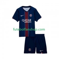 Camisola Principal Paris Saint-Germain Época 2025/2026 Manga Curta ,Criança