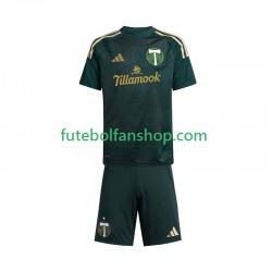 Camisola Principal Portland Timbers 2025 Manga Curta ,Criança