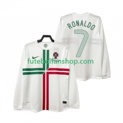 Camisola Alternativo Seleção Portuguesa Cristiano Ronaldo 7 Retro 2012 Manga Comprida ,Homem