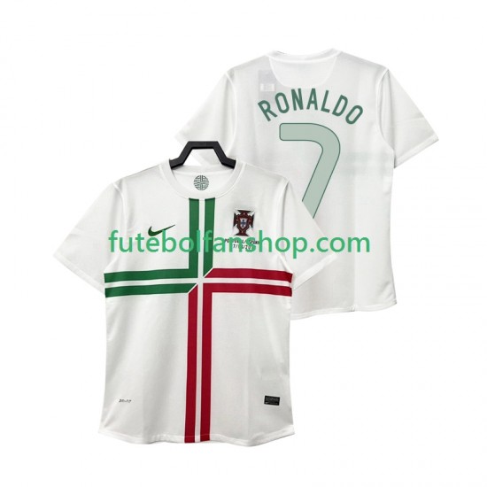 Camisola Alternativo Seleção Portuguesa Cristiano Ronaldo 7 Retro 2012 Manga Curta ,Homem