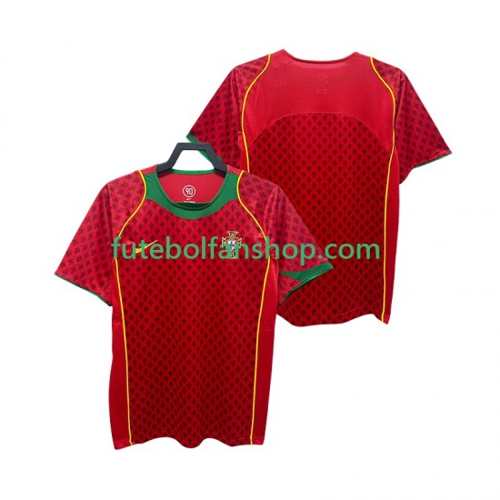 Camisola Principal Seleção Portuguesa Retro 2004 Manga Curta ,Homem Camisola Principal Seleção Portuguesa Retro 2004 Manga Curta ,Homem