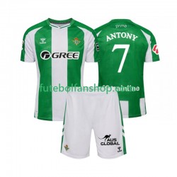 Camisola Principal Real Betis Antony 7 Época 2025/2026 Manga Curta ,Criança