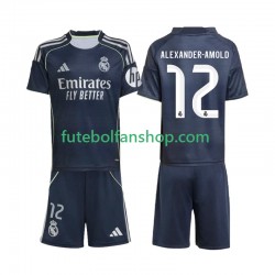 Camisola Alternativo Real Madrid Alexander-Arnold 12 Época 2025/2026 Manga Curta ,Criança