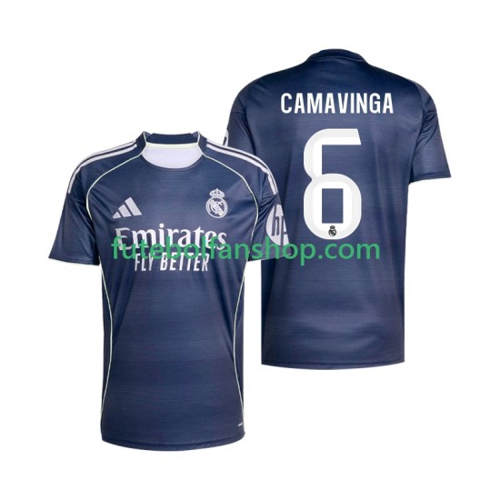 Camisola Alternativo Real Madrid Camavinga 6 Época 2025/2026 Manga Curta ,Homem Camisola Alternativo Real Madrid Camavinga 6 Época 2025/2026 Manga Curta ,Homem