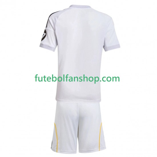 Camisola Principal Real Madrid Época 2025/2026 Manga Curta ,Criança