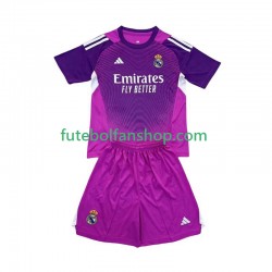Camisola Alternativo Guarda-redes Real Madrid Época 2025/2026 Manga Curta ,Criança