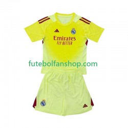 Camisola Alternativa (3ª) Guarda-redes Real Madrid Época 2025/2026 Manga Curta ,Criança