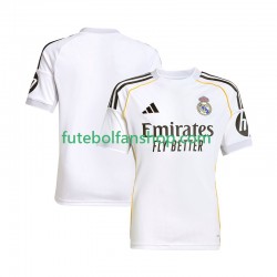 Camisola Principal Real Madrid Época 2025/2026 Manga Curta ,Homem