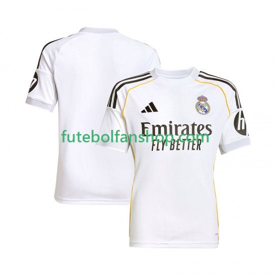 Camisola Principal Real Madrid Época 2025/2026 Manga Curta ,Homem Camisola Principal Real Madrid Época 2025/2026 Manga Curta ,Homem