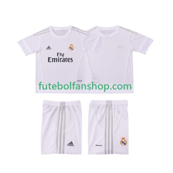 Camisola Principal Real Madrid Retro 2015 2016 Manga Curta ,Criança Camisola Principal Real Madrid Retro 2015 2016 Manga Curta ,Criança