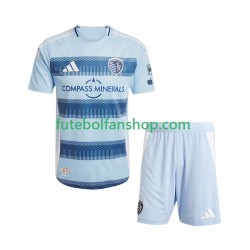 Camisola Principal Sporting Kansas City 2025 Manga Curta ,Criança