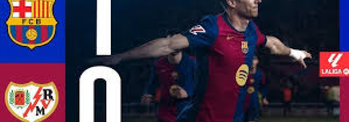 Barcelona 1-0 Rayo Vallecano