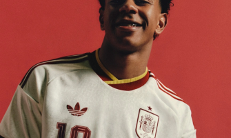 Equipamento de visitante da Seleção Espanhola para o Mundial de 2026