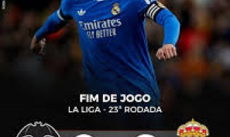 O Real Madrid venceu o Valência por 2-0 fora de portas.