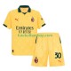 Camisola Alternativa (2ª) AC Milan Ardon Jashari 30 Época 2025/2026 Manga Curta ,Criança