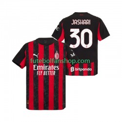 Camisola Principal AC Milan Ardon Jashari 30 Época 2025/2026 Manga Curta ,Homem