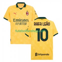 Camisola Alternativa (2ª) AC Milan Rafael Leao 10 Época 2025/2026 Manga Curta ,Homem