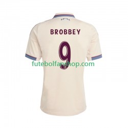 Camisola Alternativa (2ª) AFC Ajax Brian Brobbey 9 Época 2025/2026 Manga Curta ,Homem