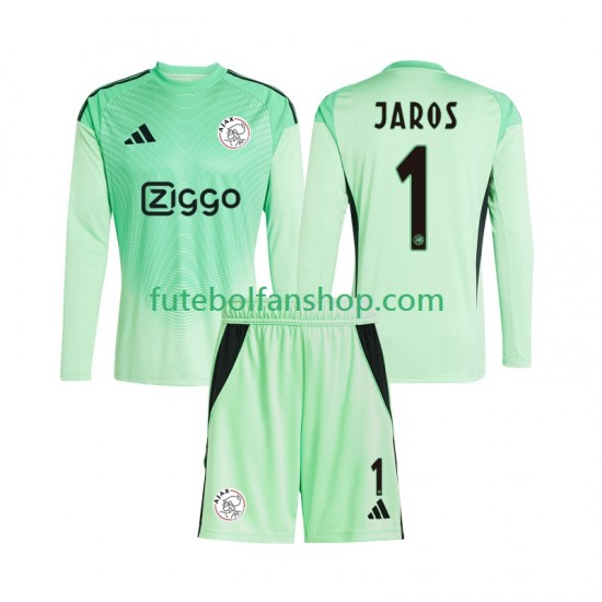 Camisola Principal Guarda-redes AFC Ajax Vitezslav Jaros 1 Época 2025/2026 Manga Comprida ,Criança