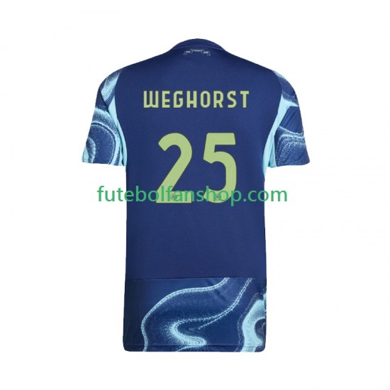 Camisola Alternativo AFC Ajax Wout Weghorst 25 Época 2025/2026 Manga Curta ,Homem
