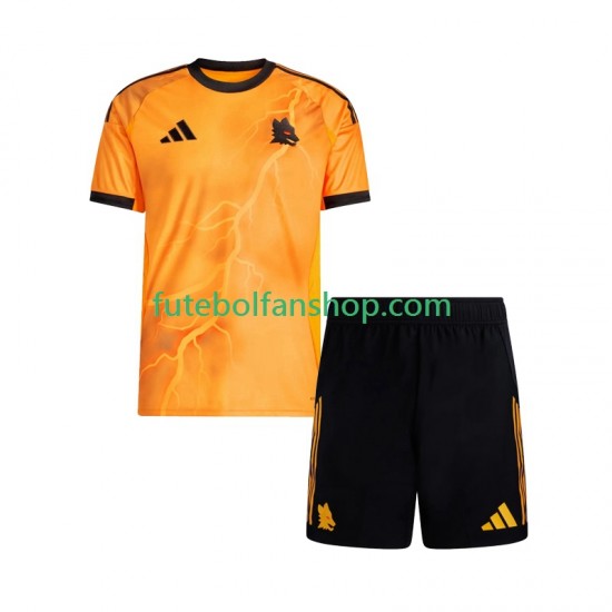 Camisola Alternativo AS Roma Época 2025/2026 Manga Curta ,Criança