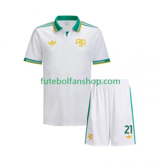 Camisola Alternativa (2ª) AS Roma Dybala 21 Época 2025/2026 Manga Curta ,Criança