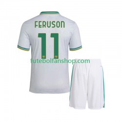 Camisola Alternativa (2ª) AS Roma Evan Ferguson 11 Época 2025/2026 Manga Curta ,Criança