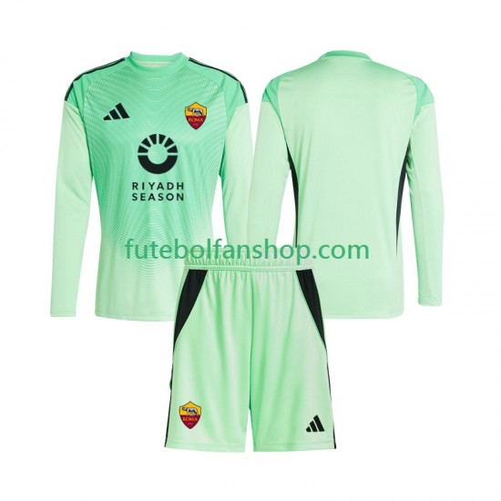 Camisola Alternativo Alternativa (3ª) Guarda-redes AS Roma Época 2025/2026 Manga Comprida ,Criança