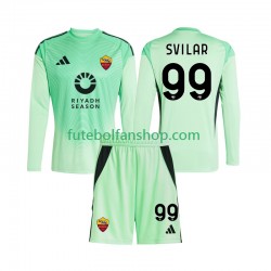 Camisola Alternativo Alternativa (3ª) Guarda-redes AS Roma Mile Svilar 99 Época 2025/2026 Manga Comprida ,Criança