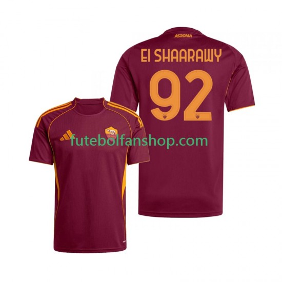 Camisola Principal AS Roma Stephan El Shaarawy 92 Época 2025/2026 Manga Curta ,Homem Camisola Principal AS Roma Stephan El Shaarawy 92 Época 2025/2026 Manga Curta ,Homem