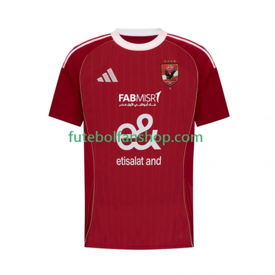Camisola Principal Al Ahly SC Época 2025/2026 Manga Curta ,Homem Camisola Principal Al Ahly SC Época 2025/2026 Manga Curta ,Homem