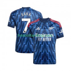 Camisola Alternativo Arsenal Bukayo Saka 7 Época 2025/2026 Manga Curta ,Homem