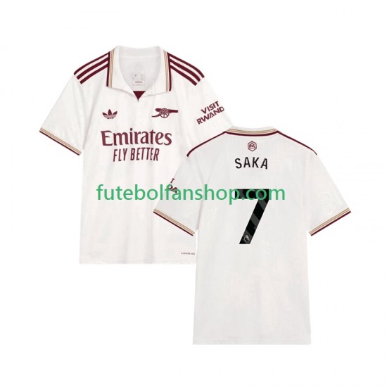 Camisola Alternativa (2ª) Arsenal Bukayo Saka 7 Época 2025/2026 Manga Curta ,Homem