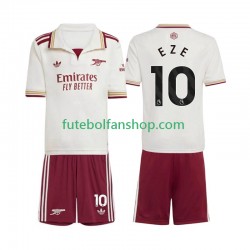 Camisola Alternativa (2ª) Arsenal Eberechi Eze 10 Época 2025/2026 Manga Curta ,Criança