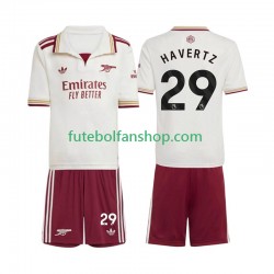 Camisola Alternativa (2ª) Arsenal Kai Havertz 29 Época 2025/2026 Manga Curta ,Criança