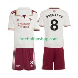Camisola Alternativa (2ª) Arsenal Martin Odegaard 8 Época 2025/2026 Manga Curta ,Criança