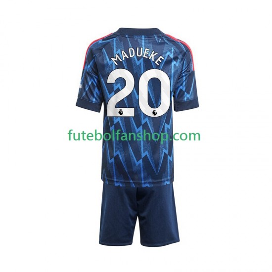 Camisola Alternativo Arsenal Noni Madueke 20 Época 2025/2026 Manga Curta ,Criança