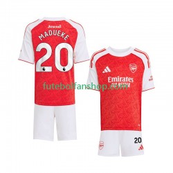 Camisola Principal Arsenal Noni Madueke 20 Época 2025/2026 Manga Curta ,Criança