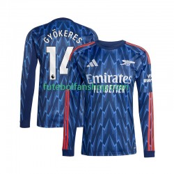 Camisola Alternativo Arsenal Viktor Gyokeres 14 Época 2025/2026 Manga Comprida ,Homem
